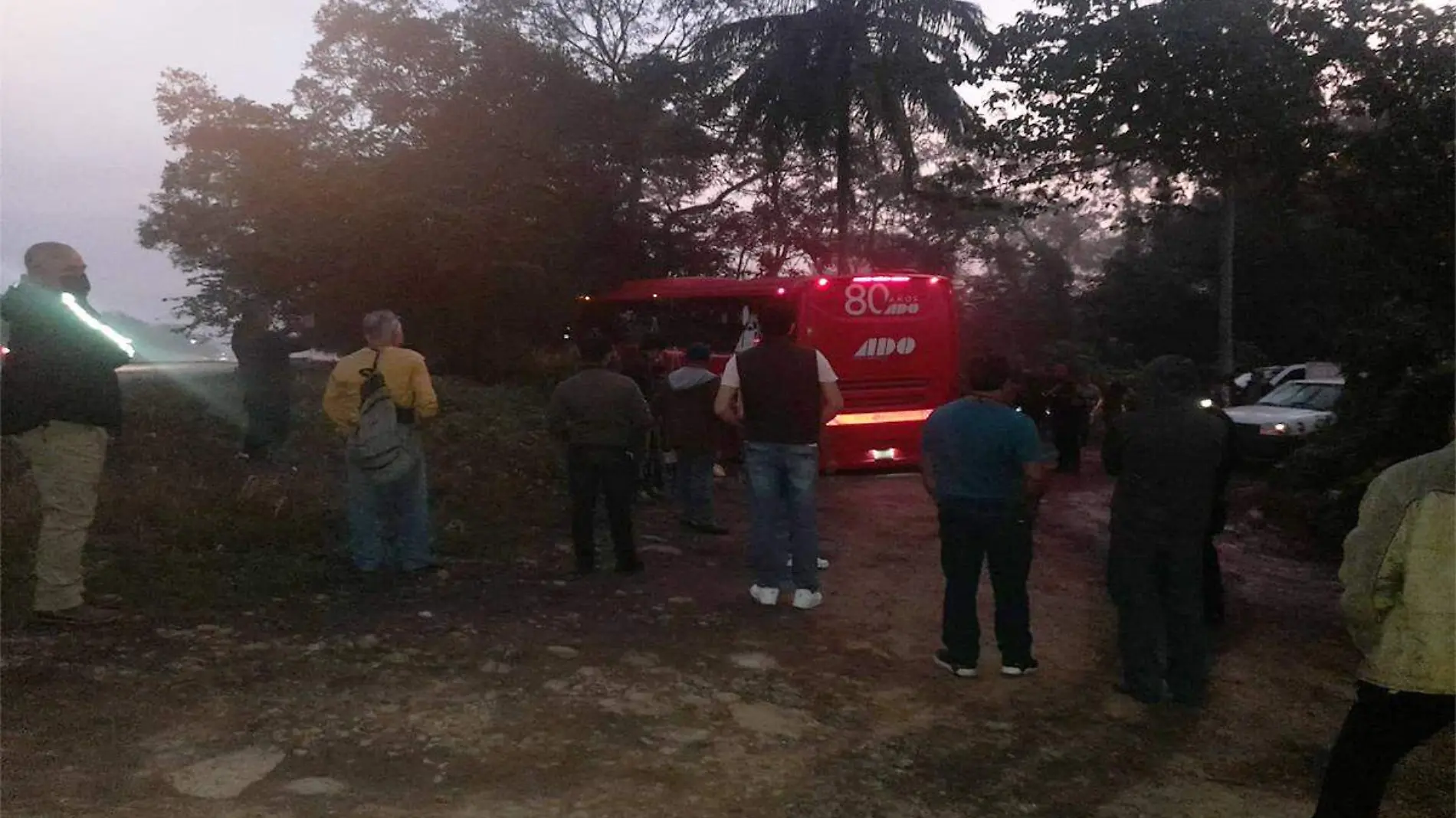 Asaltan autobús de pasajeros